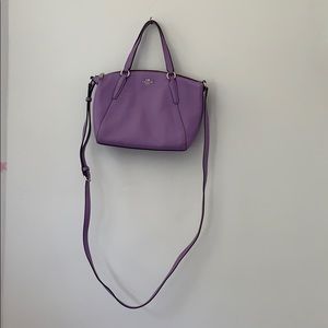 Purple coach crossbody bag